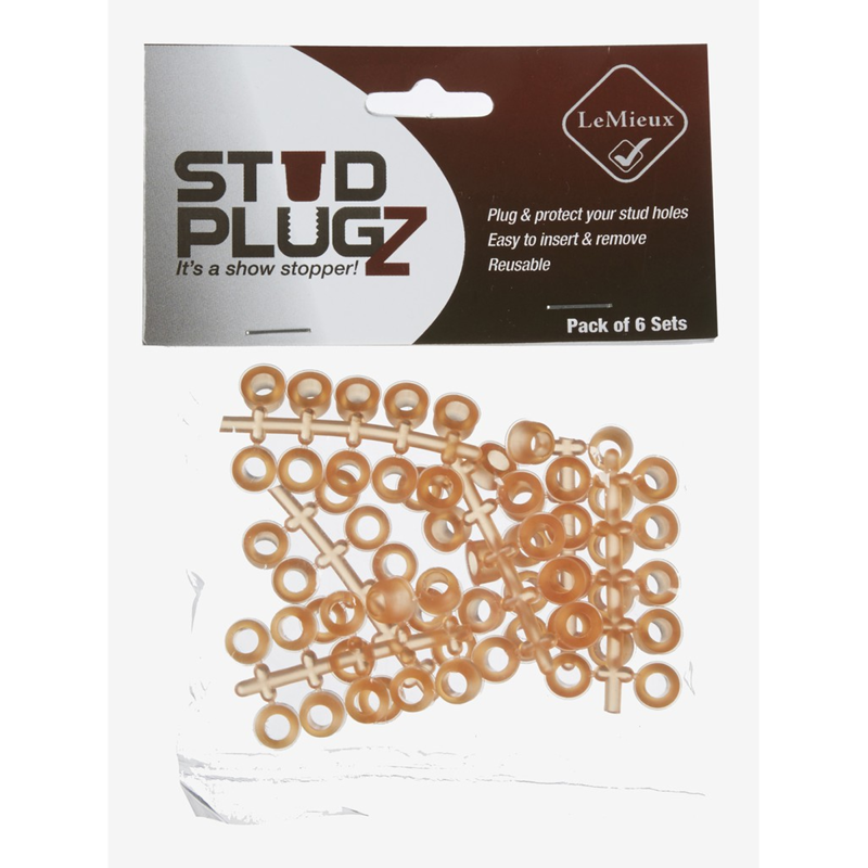 LeMieux Stud Plugz 6 Pack - Orange-1